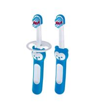 Escova Dental MAM Baby's Brush +6 Meses Azul 2 Unidades