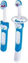Escova Dental MAM Learn To Brush Azul 5+ Meses 2 unidades CO50521 Escova Dental MAM Learn To Brush Azul 5+ Meses 2 unidades CO50521