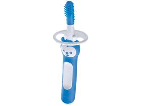Escova Dental Massageadora Bebês 0+Massaging Brush MAM Azul Escova Dental Massageadora Bebês 0+Massaging Brush MAM Azul
