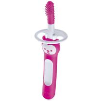 Escova Dental Massageadora Bebês 0+Massaging Brush MAM Rosa