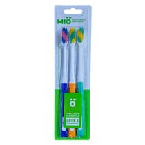Escova Dental Mió Super Macia Branca 3 Unidades Escova Dental Mió Super Macia Branca 3 Unidades