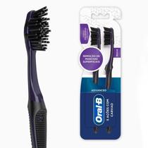 Escova Dental Oral-B 5 Ações Carvão Advanced 2 Unidades