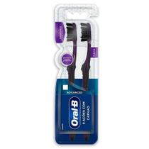 Escova Dental Oral-B 5 Ações Com Carvão Advanced Macia 2 Unidades - Oral -B