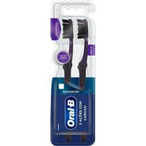 Escova Dental Oral-B 5 Ações com Carvão Advanced Macia - 2 Unidades Escova Dental Oral-B 5 Ações com Carvão Advanced Macia - 2 Unidades