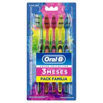 Escova Dental Oral-B Color Collection Pack Familia 5 Unidades Escova Dental Oral-B Color Collection Pack Familia 5 Unidades