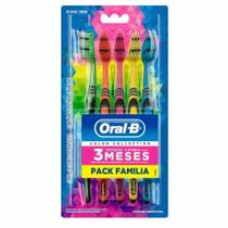 Escova Dental Oral B Color Pack Com 5 Unidades - Oral -B - Oral-B