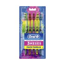 Escova Dental Oral-B Color Pack Familia C/5un