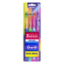Escova Dental Oral-B Indicator 30 Color Collection 4 Unidades