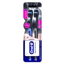 Escova Dental Oral- B Indicator Black Sensitive Com 2 Unidades - Oral -B Escova Dental Oral- B Indicator Black Sensitive Com 2 Unidades - Oral -B