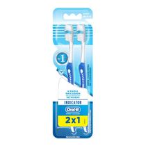 Escova Dental Oral-B Indicator Plus 40, Macia, Sortida, com 2 Escova Dental Oral-B Indicator Plus 40, Macia, Sortida, com 2