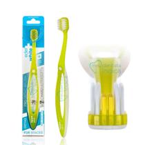 Escova Dental Ortodôntica Pro Ortho Brush Edel White UltraSoft 1 unidade