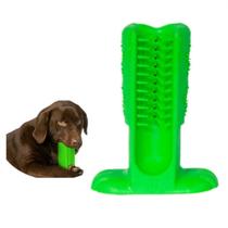 Escova Dental para Pets 11cm Verde Limao Truqys