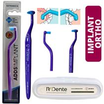 Escova Dental Para Protese Protocolo Implante e Estojo RV Dente Escova Dental Para Protese Protocolo Implante e Estojo RV Dente
