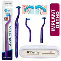 Escova Dental Para Protese Protocolo Implante e Estojo RV Dente Escova Dental Para Protese Protocolo Implante e Estojo RV Dente