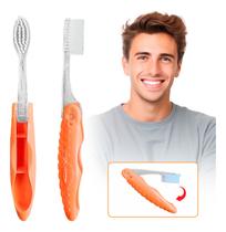 Escova Dental Revolution Para Viagem Dobrável Macia