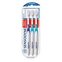 Escova Dental Sensodyne Gentle Extra Macia Cores Sortidas 3 Unidades Preço Especial Escova Dental Sensodyne Gentle Extra Macia Cores Sortidas 3 Unidades Preço Especial