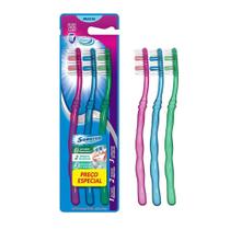 Escova Dental Sorriso Tripla Macia Leve 3 Pague 2 - Embalagem com 3 Unidades Escova Dental Sorriso Tripla Macia Leve 3 Pague 2 - Embalagem com 3 Unidades