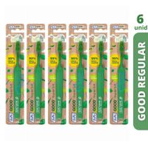 Escova Dental Sustentável Tepe GOOD Regular Soft 6 unidades