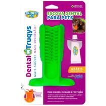 Escova Dental Truqys Pets Verde para Cães - Tam. P