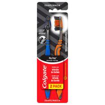 Escova Dental Zig Zag Carvão Ativado Colgate 2 unidades
