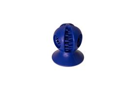 Escova Dentária Canina com Ventosa - Azul - P Escova Dentária Canina com Ventosa - Azul - P