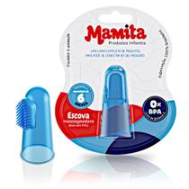 Escova Dente Dedeira Silicone Infantil Massageadora Mamita