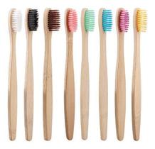 Escova Dente Ecológica Bambu Biodegradável Kit 10 Unidades - Terceiros