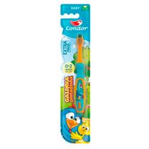 Escova Dente Galinha Pintadinha Bebê 0 a 2 anos Condor Ultra Macia