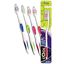 Escova Dente Pp404 Media Cool 12 Unidades Green Adulto