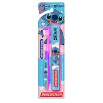 Escova Dente Stitch com Estojo Porta Escova Escolar Dentalclean