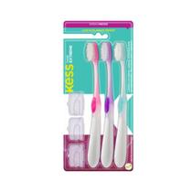 Escova dentes kess extreme macia kit com 3 ref 2101 Escova dentes kess extreme macia kit com 3 ref 2101