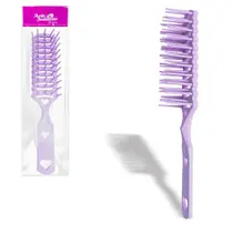 Escova Desembaraça Cabelos Plástico Pente Modelo Jacaré Roxo