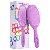 Escova desembaraçadora FRAMAR para cabelos cacheados, roxo úmido/seco Escova desembaraçadora FRAMAR para cabelos cacheados, roxo úmido/seco