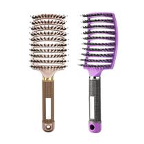 Escova desembaraçadora Heubek Magical Ultra Wet/Dry Hair Dourado+Roxo Escova desembaraçadora Heubek Magical Ultra Wet/Dry Hair Dourado+Roxo