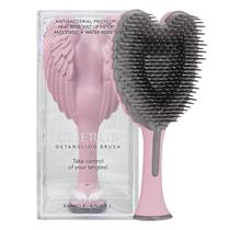 Escova desembaraçante mini para crianças - escova antiestática macia para meninas e crianças - para desembaraçar cabelos molhados, secos, cacheados, grossos, lisos ou ondulados - Tangle Angel Cherub - rosa fosco Escova desembaraçante mini para crianças - escova antiestática macia para meninas e crianças - para desembaraçar cabelos molhados, secos, cacheados, grossos, lisos ou ondulados - Tangle Angel Cherub - rosa fosco