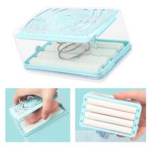 Escova Dispenser Multifunçao 2X1 Saboneteira Limpeza Faz Espuma Lava Esfrega Conserva Barra Sabao Guarda Organiza Casa Banheiro Lavandeira Multiuso