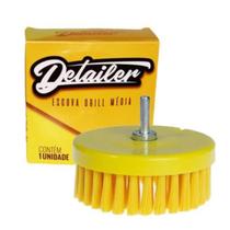 Escova Drill Cerdas Média Mandala - Detailer