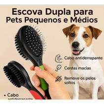 Escova Dupla Cachorro Animal Pets Pelos Cuidados Pequenos Médios Portes Leve Prático Sortido Macio Escova Dupla Cachorro Animal Pets Pelos Cuidados Pequenos Médios Portes Leve Prático Sortido Macio