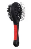 Escova Dupla Pet Pentear e Massagear para Cães e Gatos 21cm Escova Dupla Pet Pentear e Massagear para Cães e Gatos 21cm