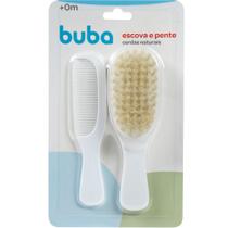 Escova e Pente BUBA Baby - Cerdas Naturais e Macias Escova e Pente BUBA Baby - Cerdas Naturais e Macias