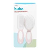 Escova e Pente Cerdas Macias +0m Rosa Buba Escova e Pente Cerdas Macias +0m Rosa Buba