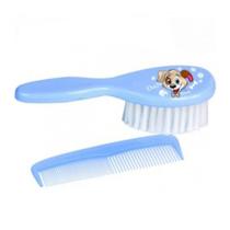 Escova e Pente Infantil Azul - Petita