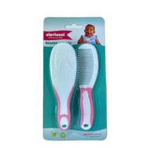 Escova e Pente Rosa Siprianni