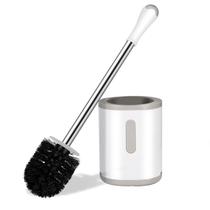 Escova e suporte de vaso sanitário AONEZ de tamanho compacto em aço inoxidável Escova e suporte de vaso sanitário AONEZ de tamanho compacto em aço inoxidável