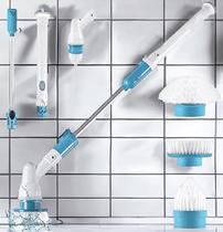 Escova Elétrica 360 Para Pisos Impecáveis Gira e Limpa