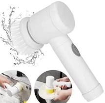 Escova Elétrica 5 em 1 Recarregável - Branco