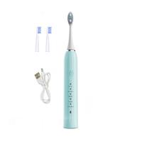 Escova Elétrica Cerdas Macias Limpeza dos Dentes C/ Refil 3 Modos de Limpeza Reacrregável USB