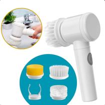 Escova Elétrica Compacta Multifuncional Recarregável Louças Banheiro Escova Elétrica Compacta Multifuncional Recarregável Louças Banheiro