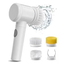 Escova Elétrica De Limpeza 5 Em 1 Prático para Cozinha e Banheiro Multiuso