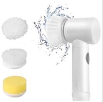 Escova Eletrica de Limpeza 5 em 1 Sem Fio Limpador Multiuso Pratico Para Cozinha Banheiro prático